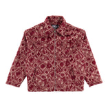 Brushed Wool Jacket Red Pattern - photo 1