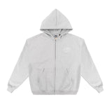 Zip Hoodie Heavy Marl Grey Mio Tessoro - photo 1