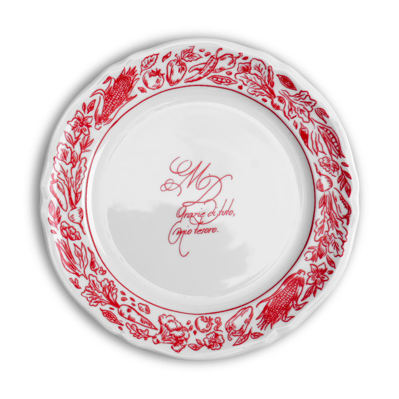 Porcelain Plate Italian Garden - photo 1