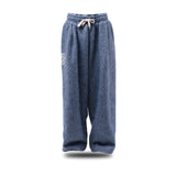 Brushed Wool Pants Blue - photo 1