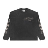 Longsleeve Vintage Black Cow Knight - photo 1