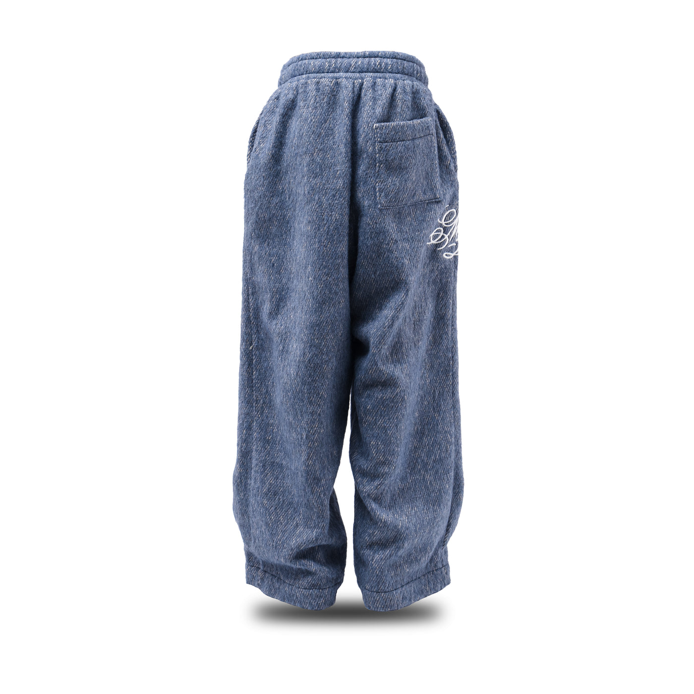 Brushed Wool Pants Blue - photo 2