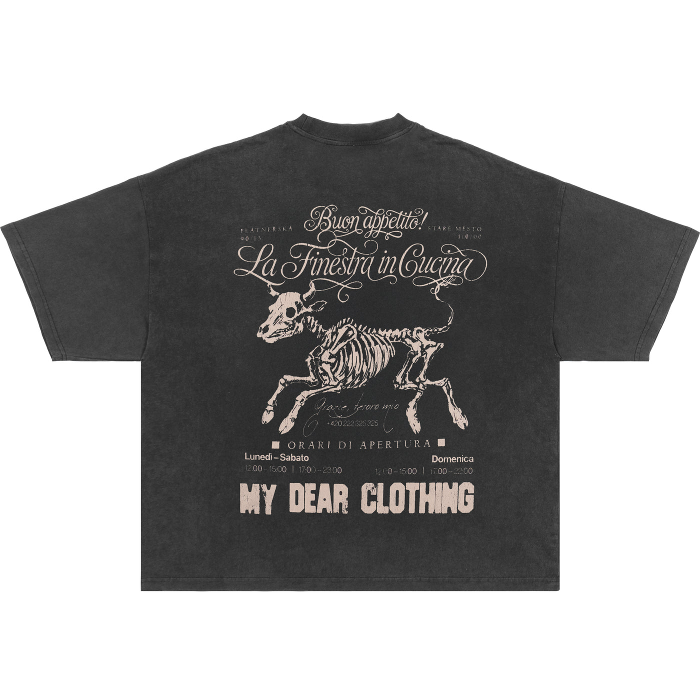 Tee Vintage Black La Finestra - photo 2