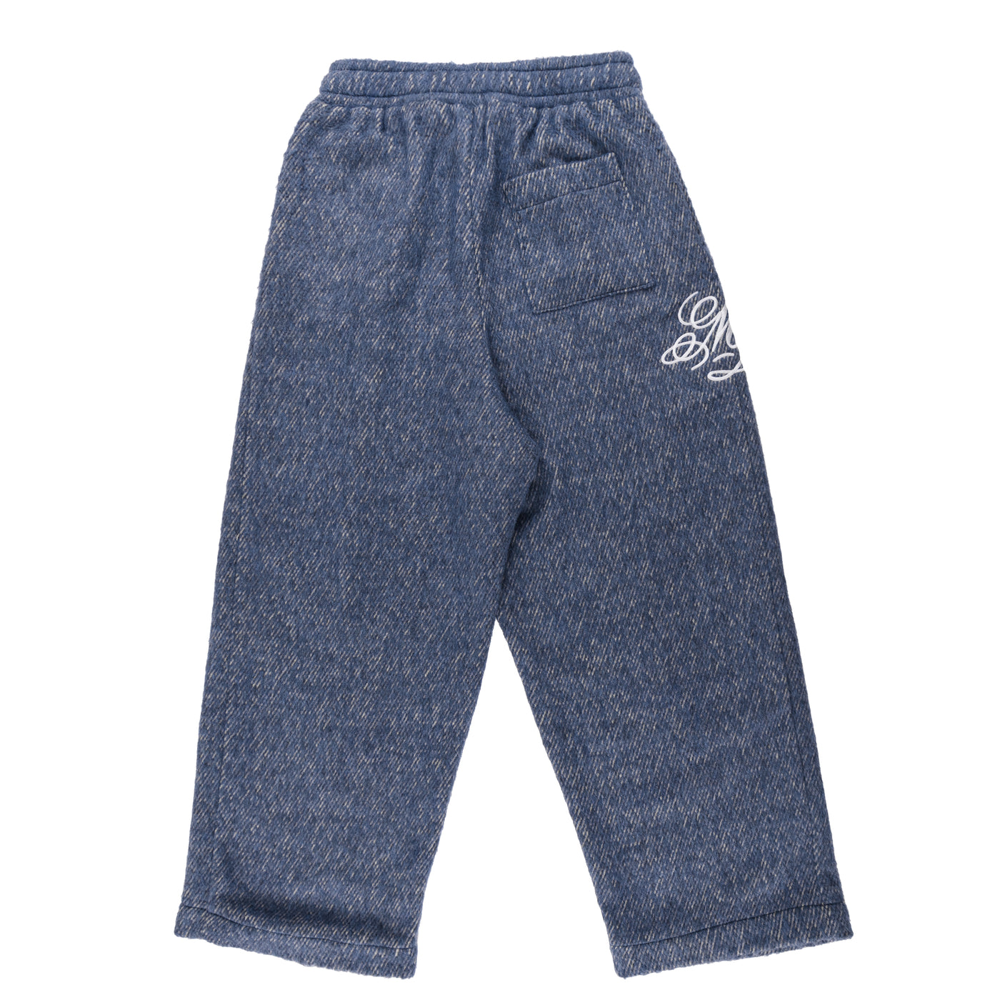 Brushed Wool Pants Blue - photo 6