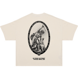 Tee Vintage White Even Monsters Kneel