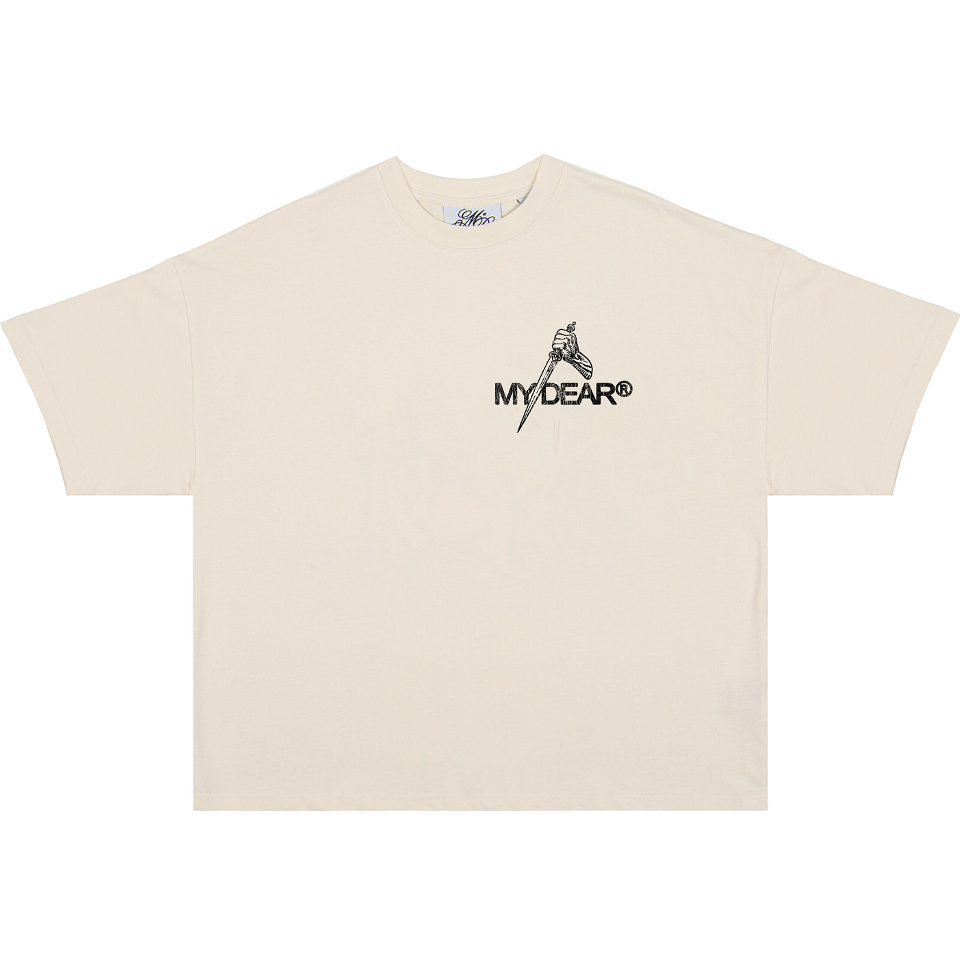 Tee Vintage White Even Monsters Kneel