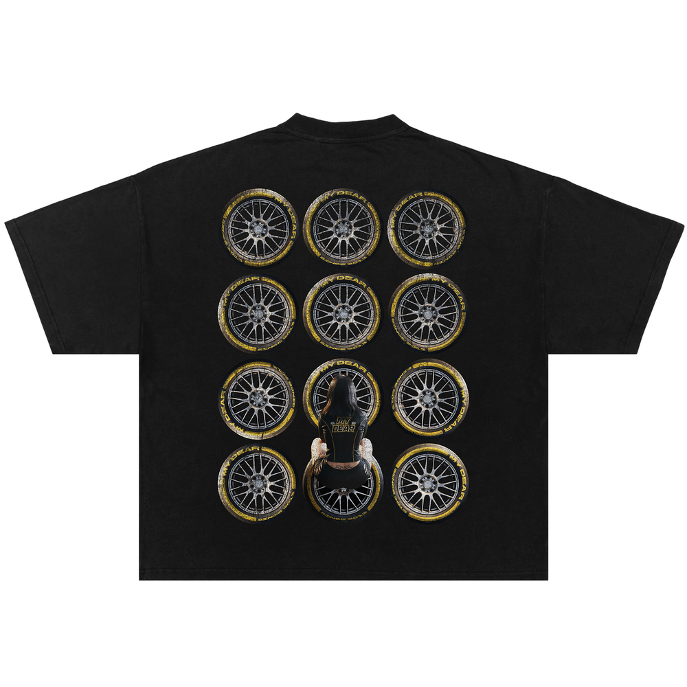 Tee Black Racing Tires