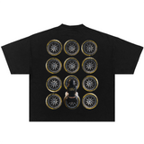 Tee Black Racing Tires