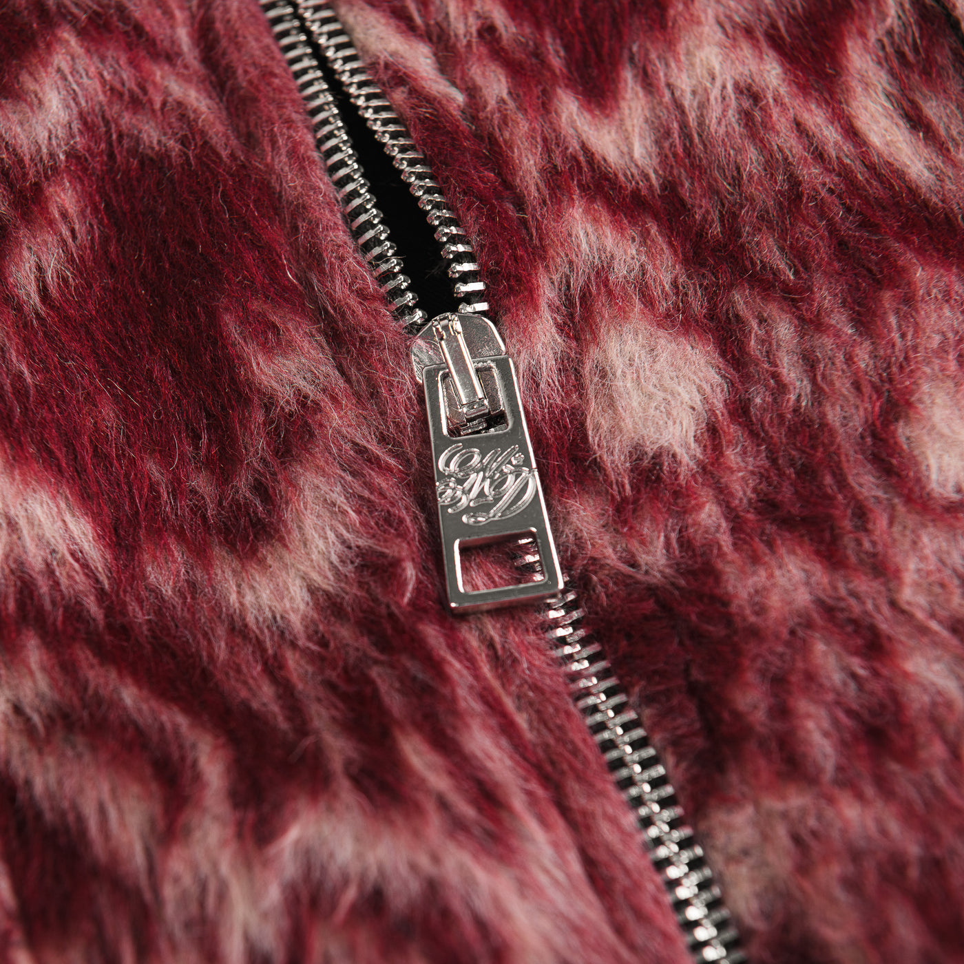 Brushed Wool Jacket Red Pattern - photo 4