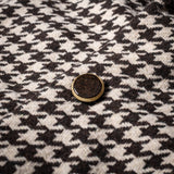 Houndstooth Wool Coat - photo 2