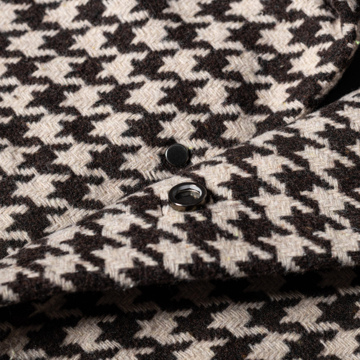 Houndstooth Wool Coat - photo 6