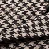 Houndstooth Wool Coat - photo 6