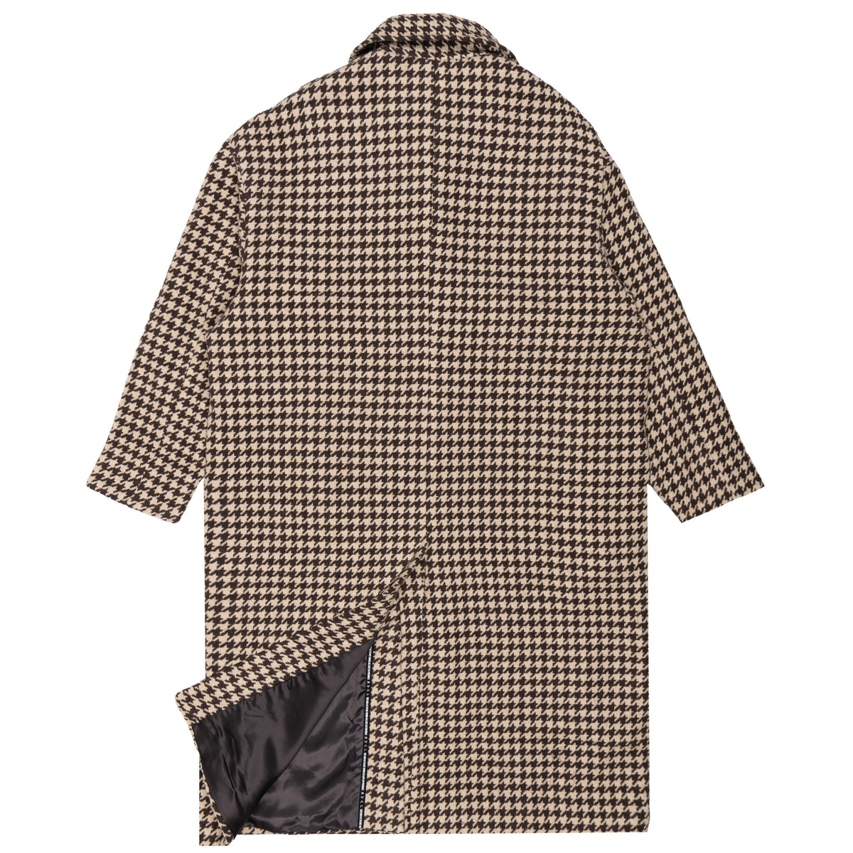 Houndstooth Wool Coat - photo 7