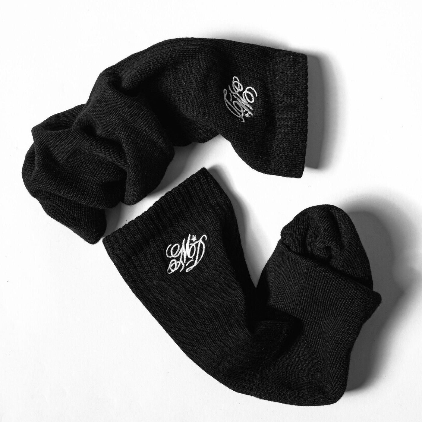 Logo Socks Black Double Pack - photo 3
