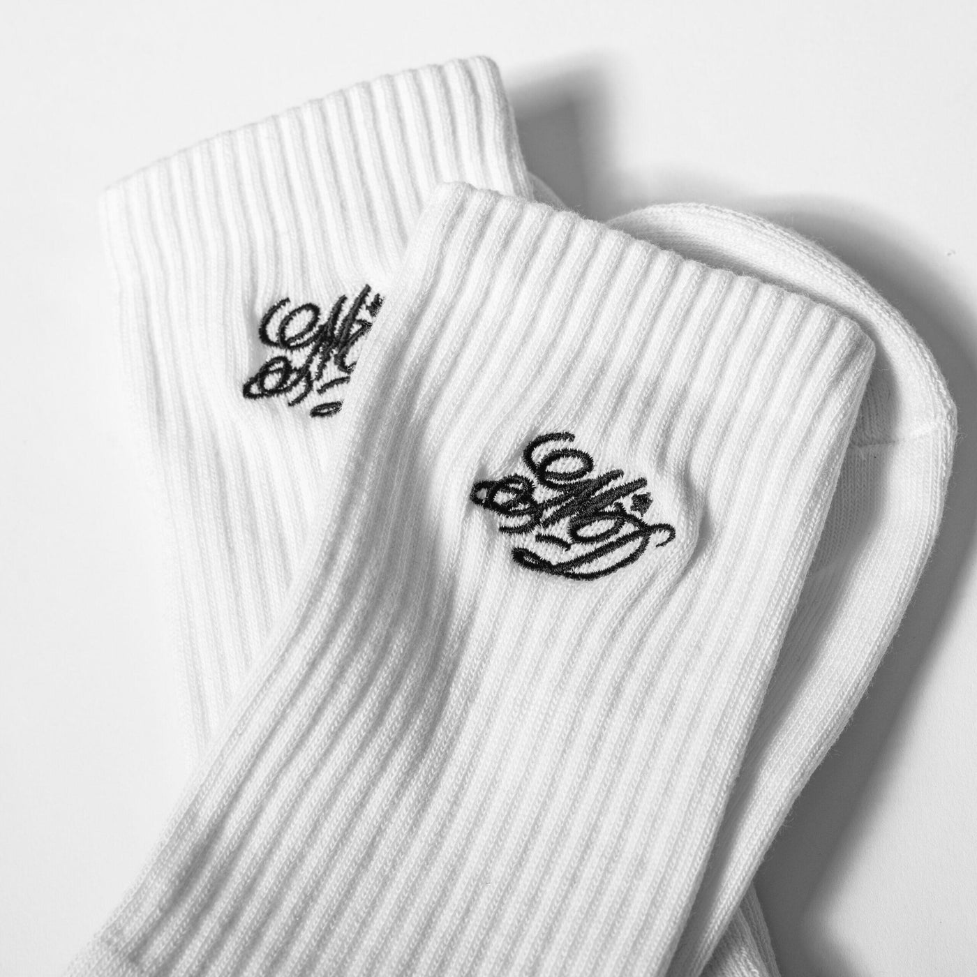 Logo Socks White Double Pack - photo 4