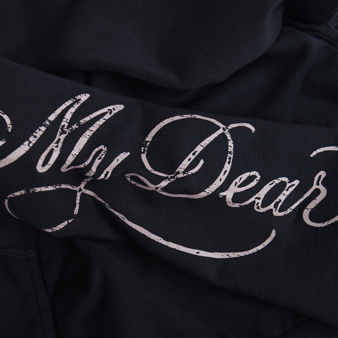 Zip Hoodie Vintage Black Skeleton Cow - photo 4