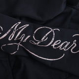 Zip Hoodie Vintage Black Skeleton Cow - photo 4