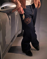 Raw Indigo Logo Jeans - photo 2