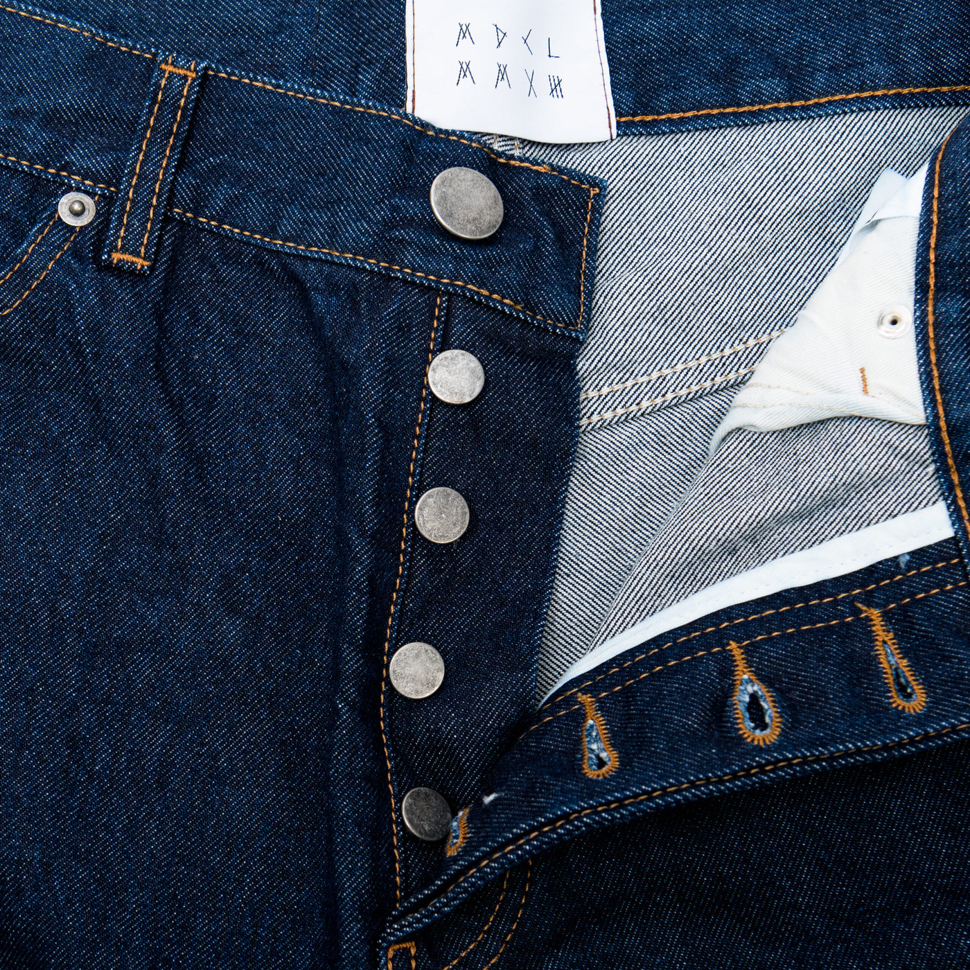Raw Indigo Logo Jeans - photo 3