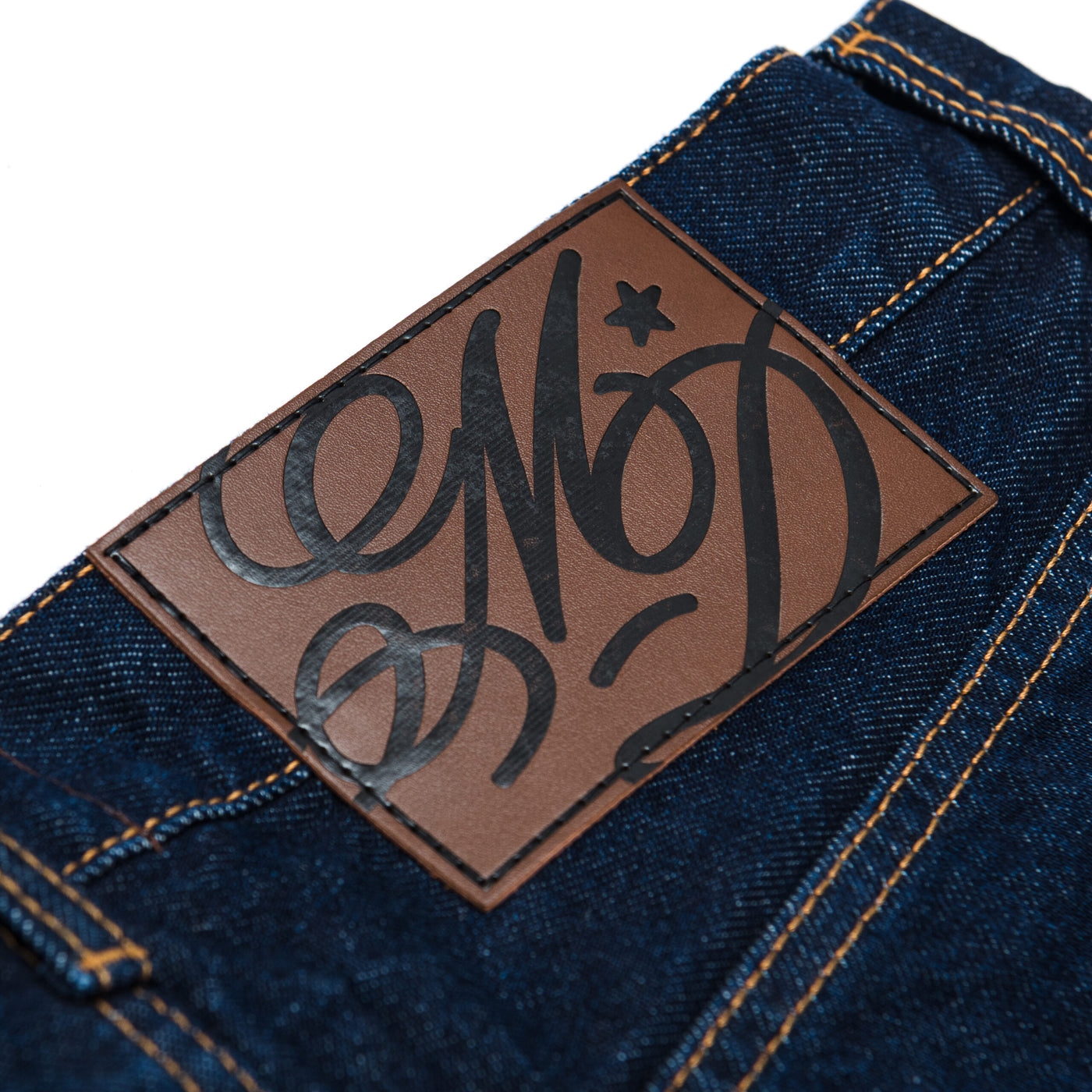 Raw Indigo Logo Jeans - photo 5