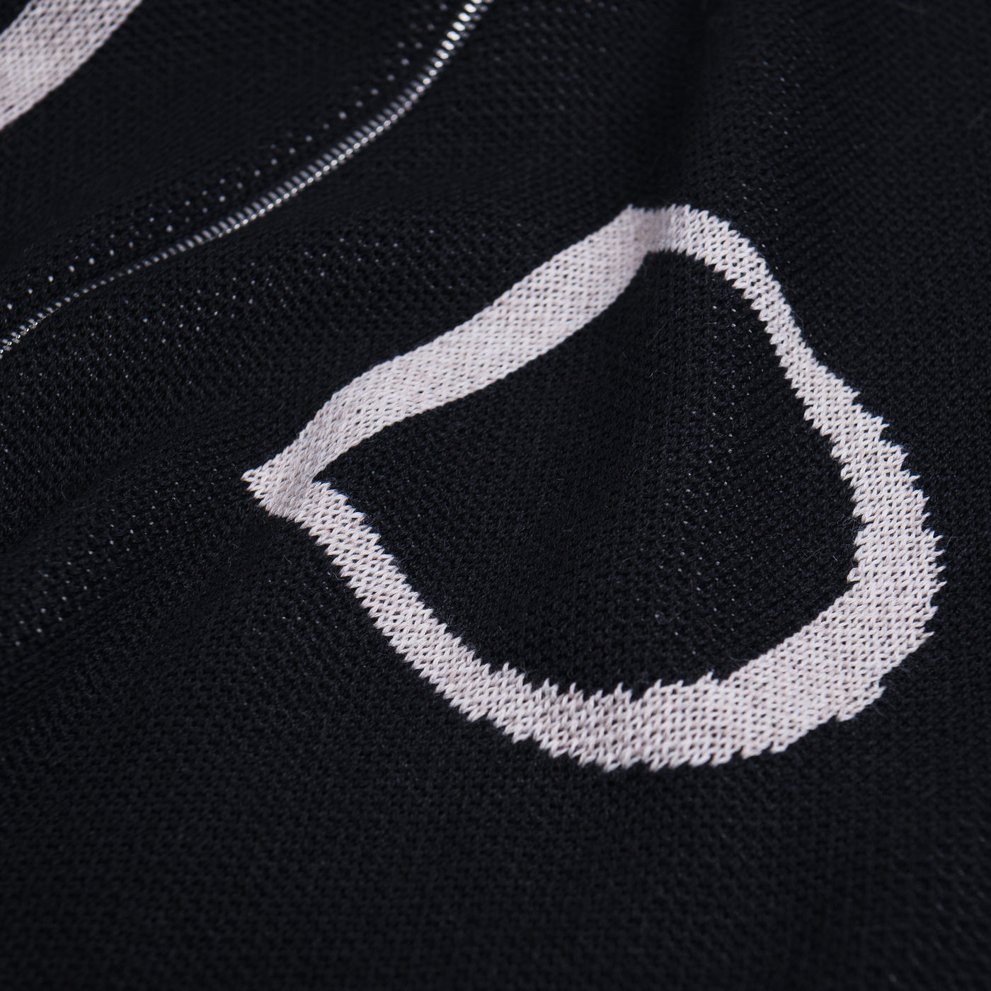 Wool Zip Sweater Black - photo 7