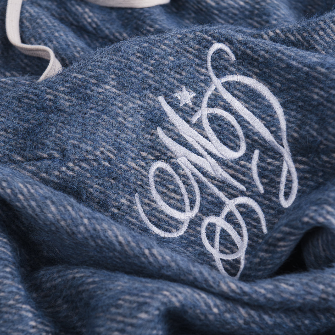 Brushed Wool Pants Blue - photo 4