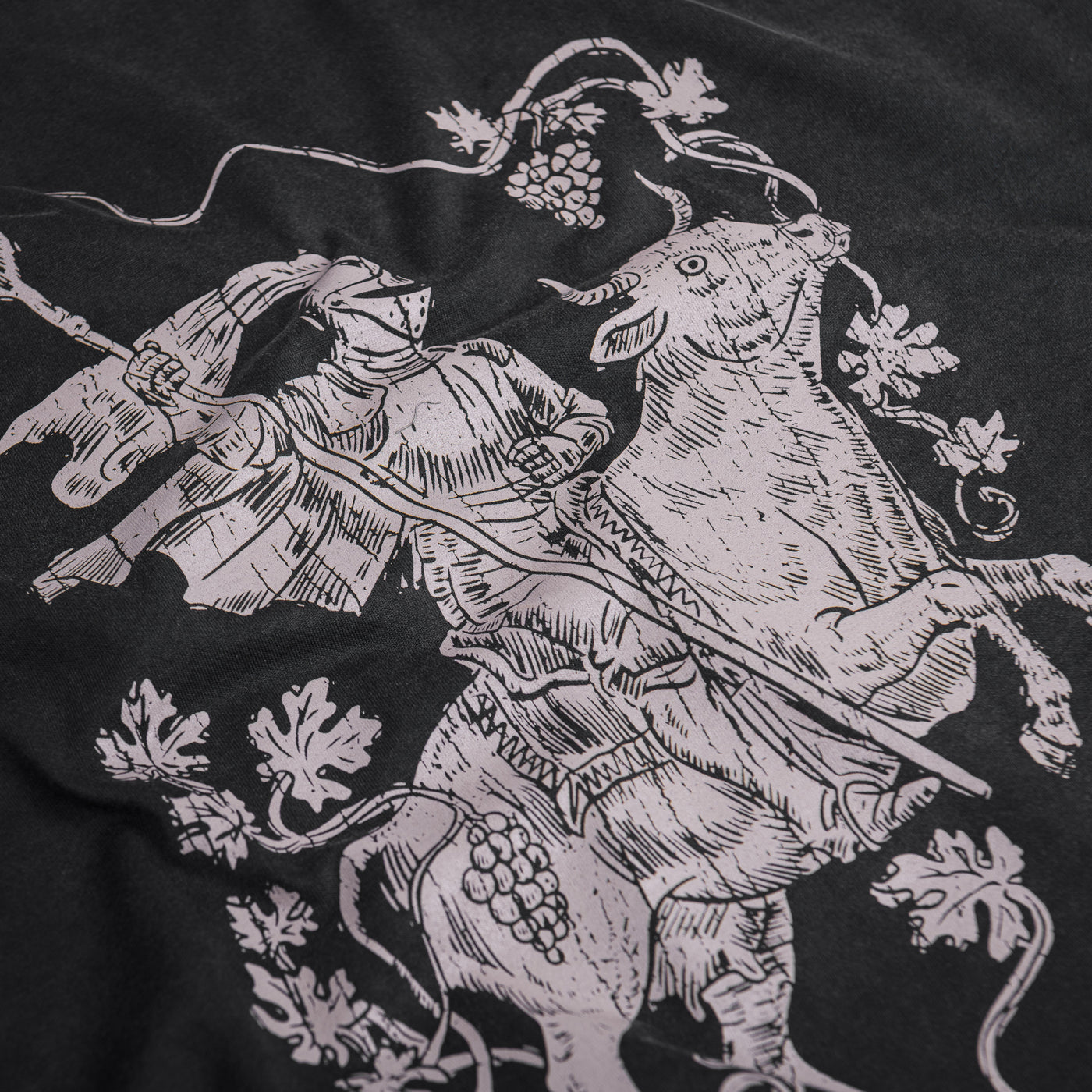 Longsleeve Vintage Black Cow Knight - photo 5