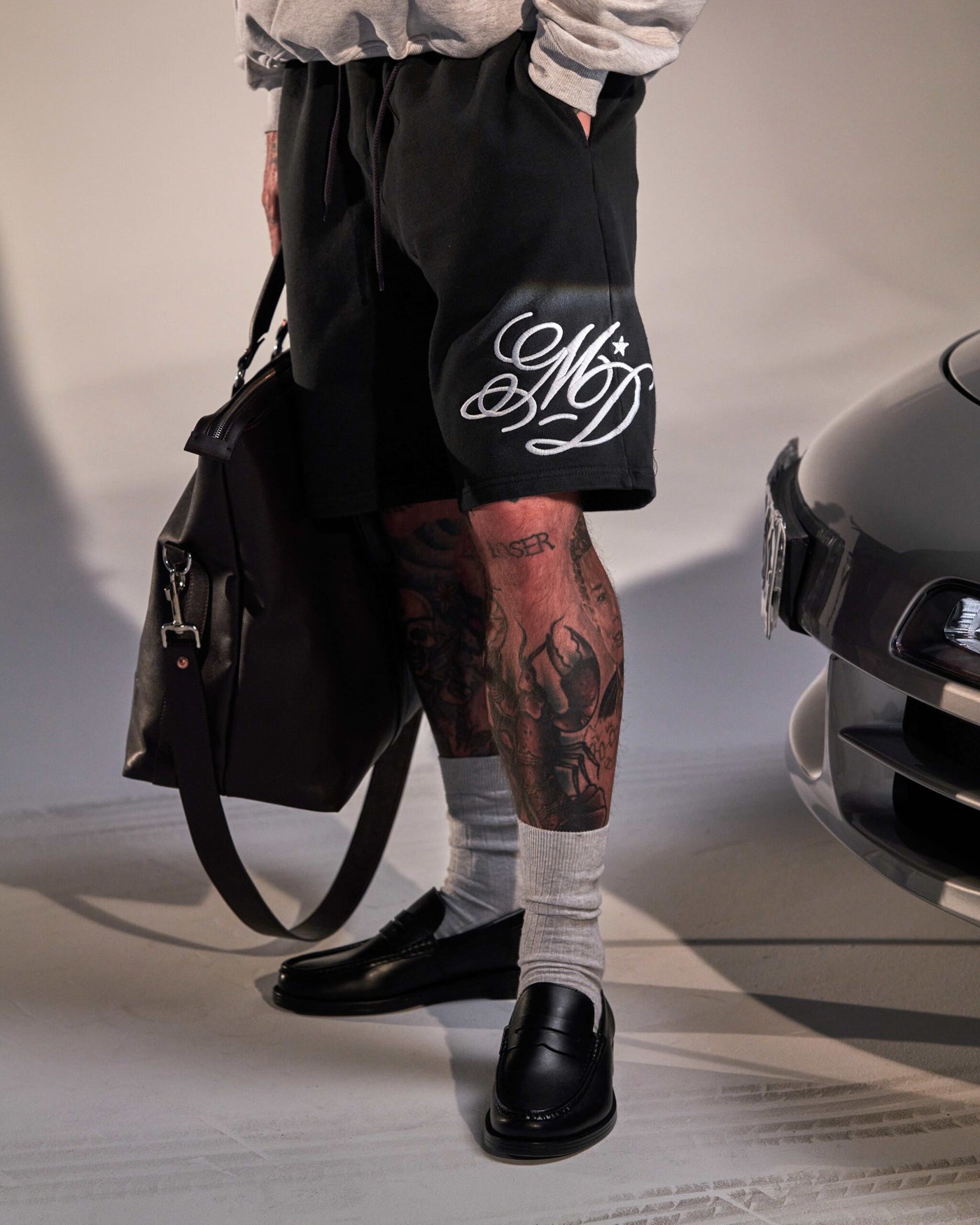 Vintage Black Logo Shorts - photo 2